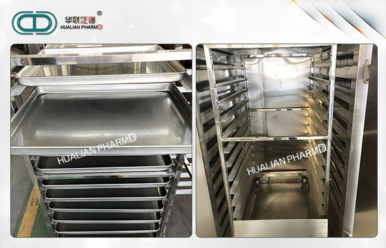 Ηλεκτρικό ζεστού αέρα κυκλοφορίας φούρνων ανοξείδωτο Steel/SS 316L/raw δίσκων ξηρότερο υλικό ιατρικού εξοπλισμού που θερμαίνει/που ξεραίνει